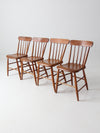 antique farmhouse dining chairs set 4