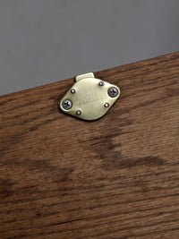 vintage European glass display case