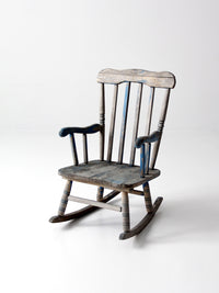 vintage child's rocking chair