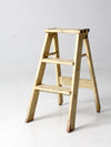 vintage painted wooden step ladder