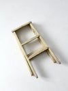 vintage painted wooden step ladder