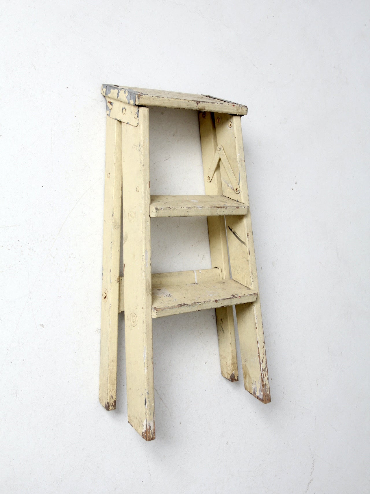 アンティーク雑貨 ladder vintage rustic folding ladder – 86 Vintage