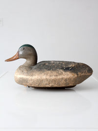 vintage hand-painted mallard duck decoy