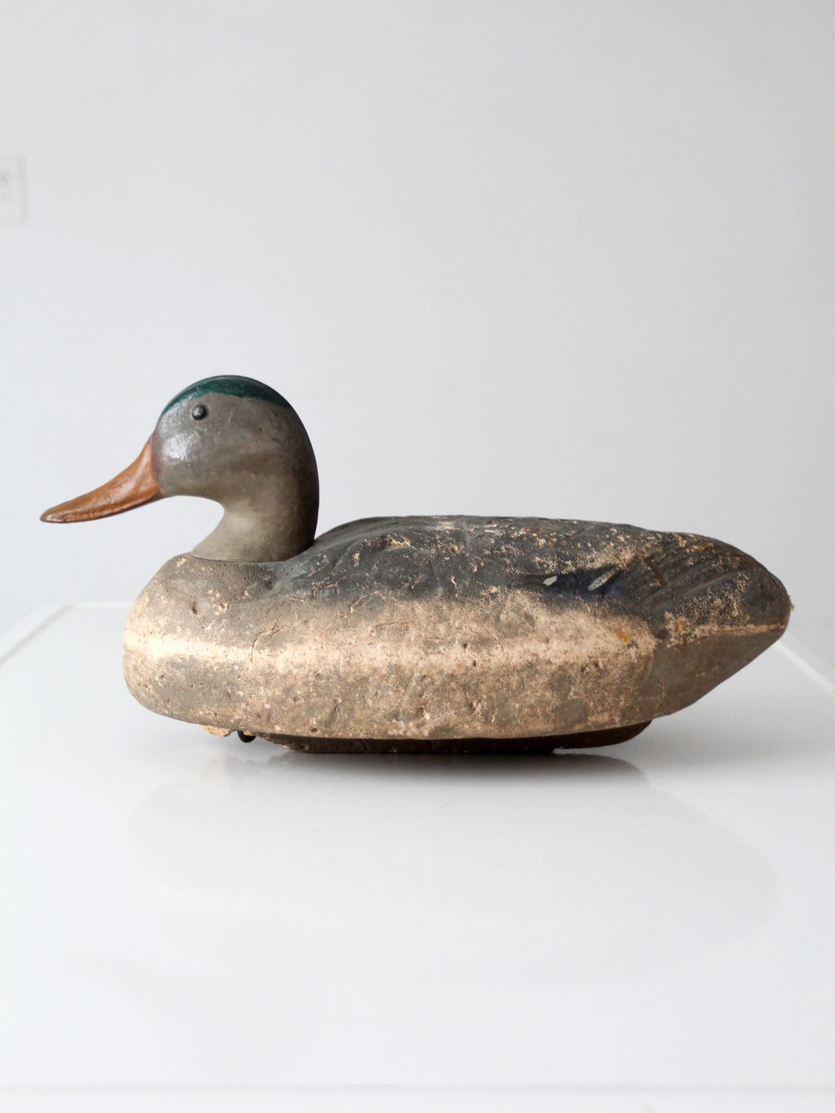 vintage hand-painted mallard duck decoy