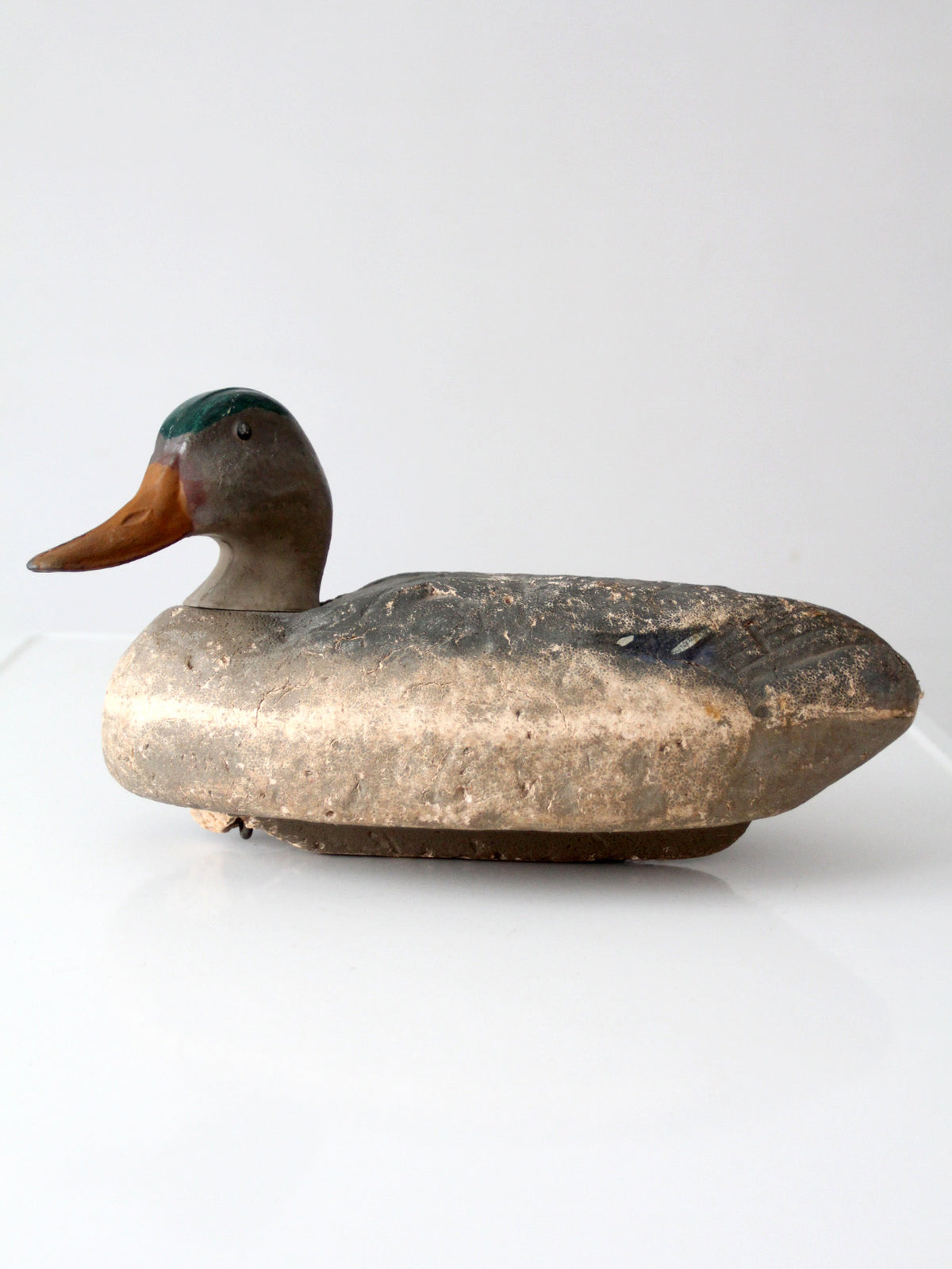 vintage hand-painted mallard duck decoy