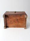 antique wooden storage box