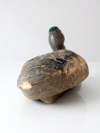 vintage hand-painted mallard duck decoy