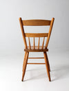 antique spindle back plank seat chair