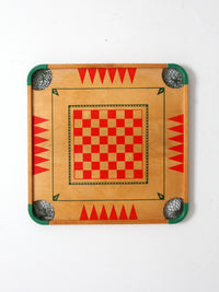 mid-century Merdel Carrom game board