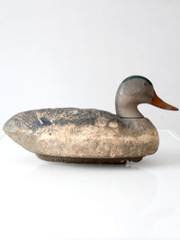 vintage hand-painted mallard duck decoy