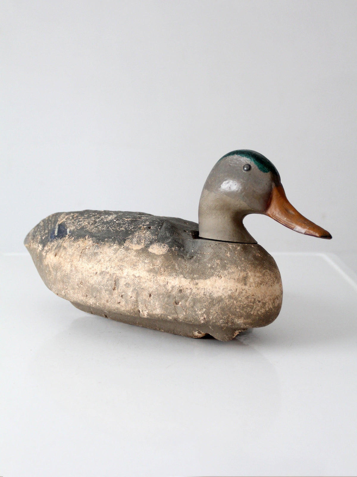vintage hand-painted mallard duck decoy