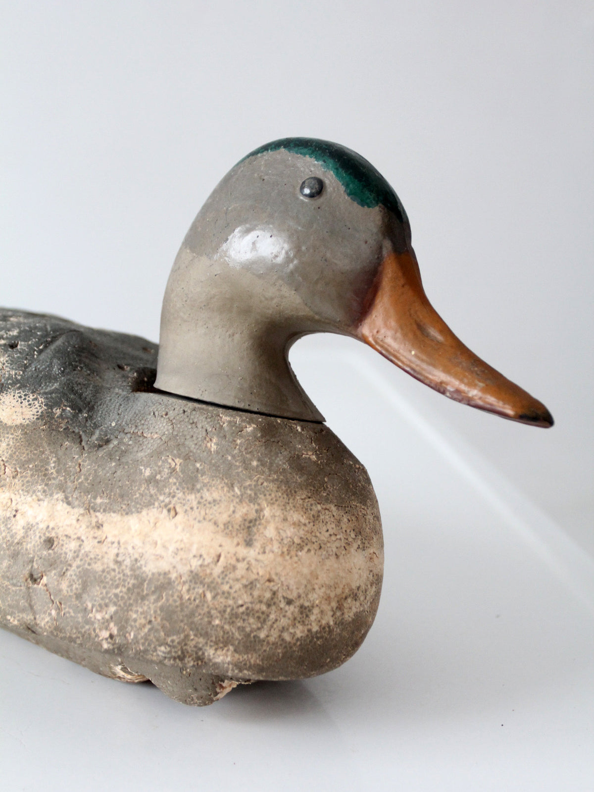 vintage hand-painted mallard duck decoy