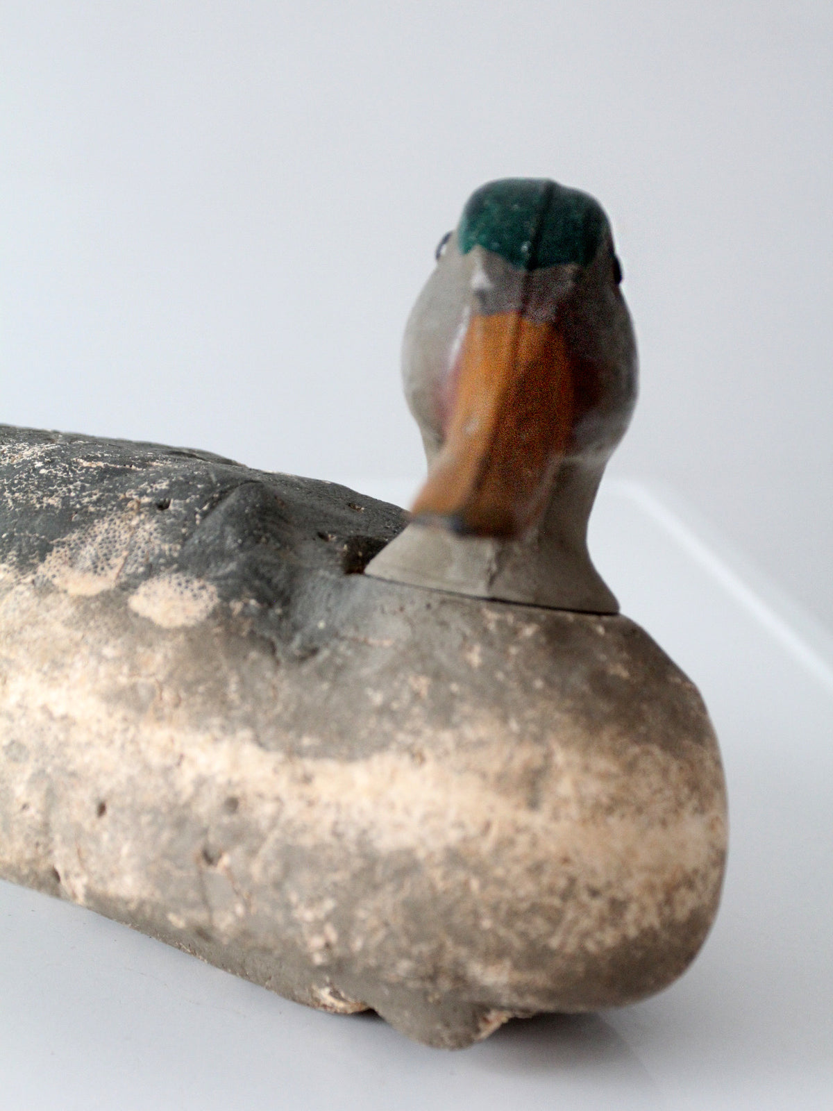 vintage hand-painted mallard duck decoy