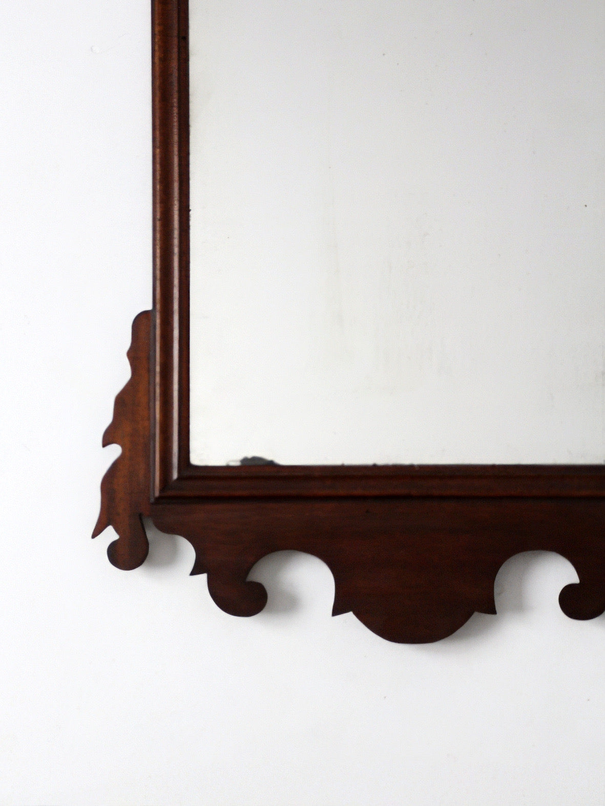 antique federal revival eagle mirror