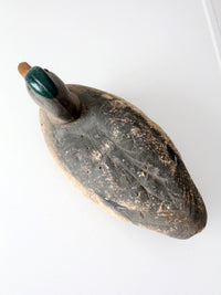 vintage hand-painted mallard duck decoy