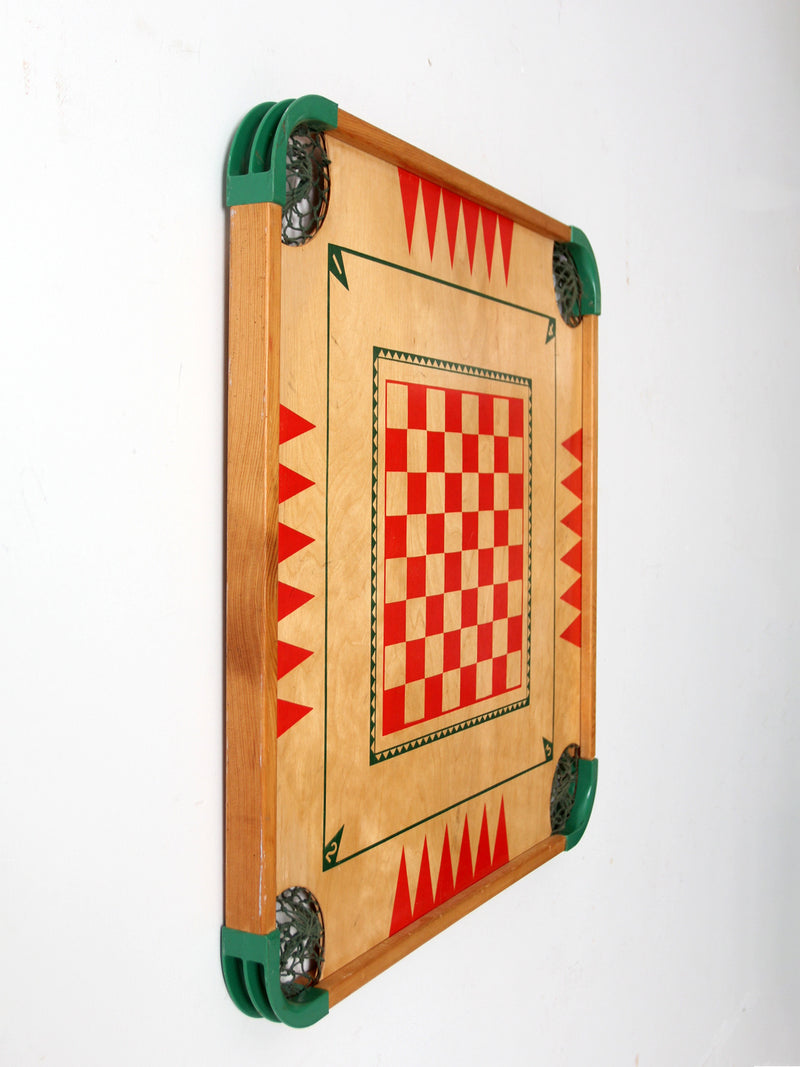 mid-century Merdel Carrom game board