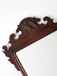 antique federal revival eagle mirror