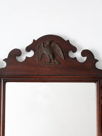antique federal revival eagle mirror