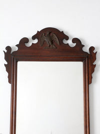 antique federal revival eagle mirror