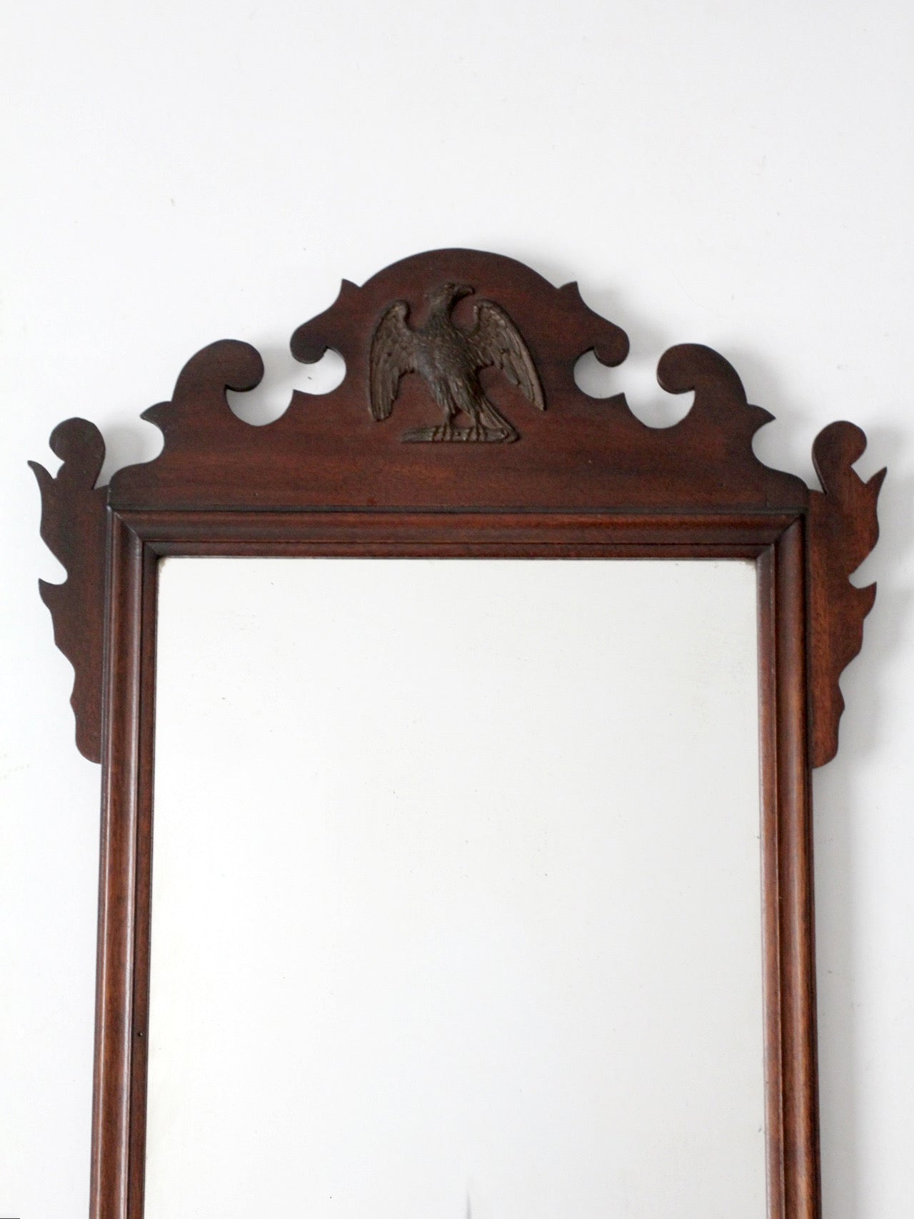 antique federal revival eagle mirror