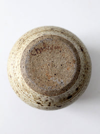 vintage studio pottery vase