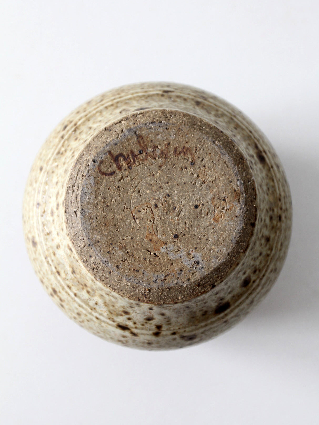 vintage studio pottery vase