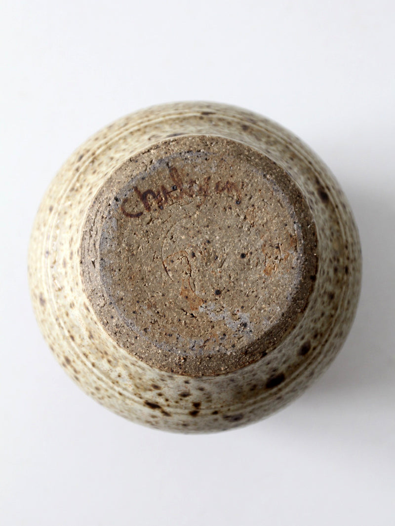 vintage studio pottery vase