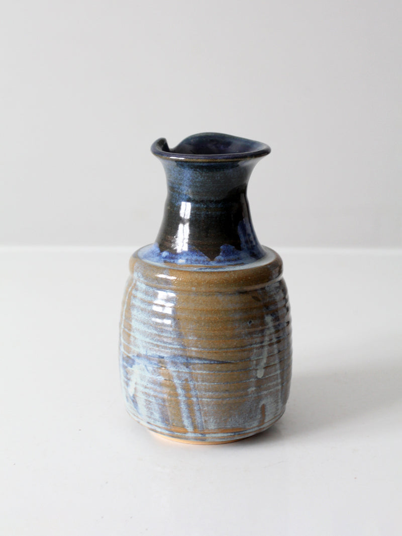 vintage studio pottery pitcher