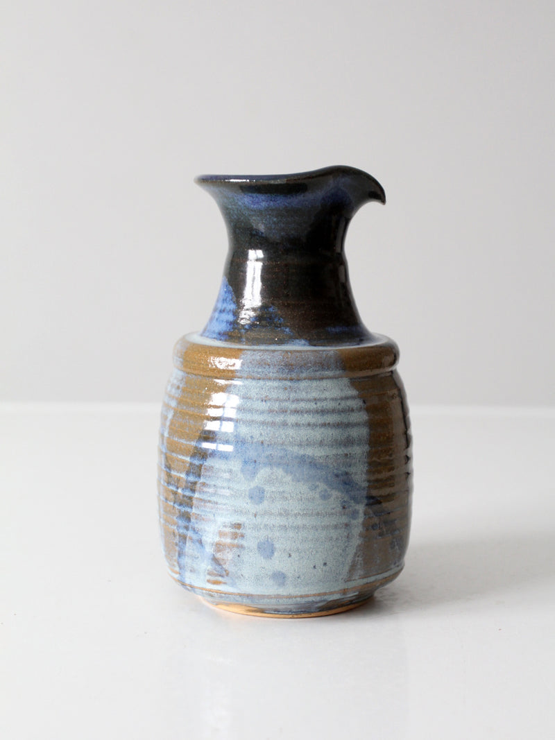 vintage studio pottery pitcher