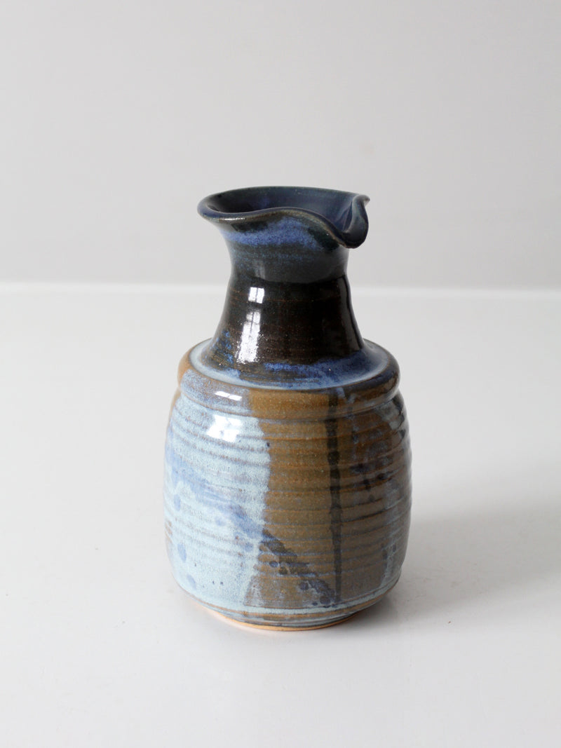 vintage studio pottery pitcher