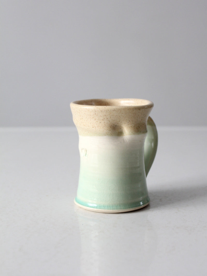 vintage studio pottery mug