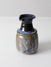 vintage studio pottery pitcher
