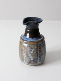 vintage studio pottery pitcher