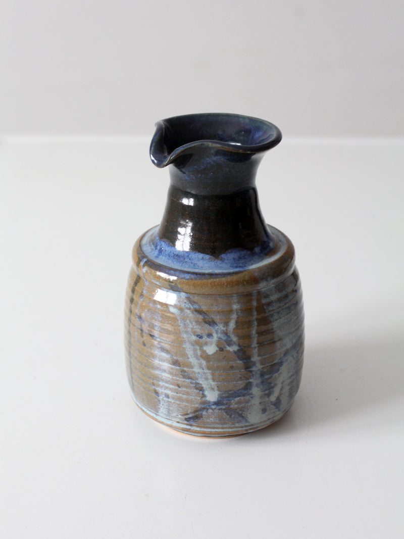 vintage studio pottery pitcher