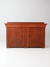 antique primitive wood dry sink