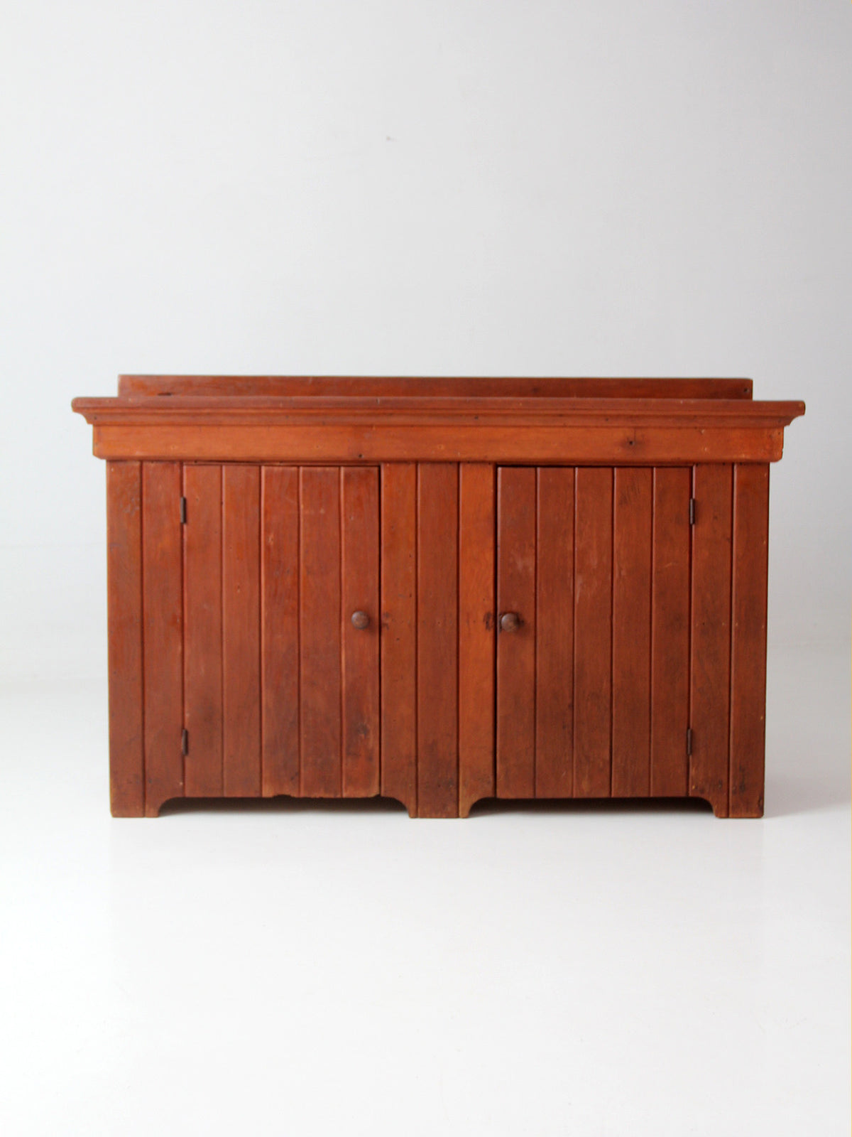 antique primitive wood dry sink