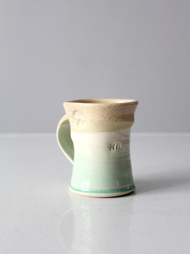 vintage studio pottery mug