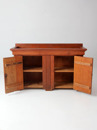 antique primitive wood dry sink