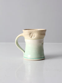 vintage studio pottery mug