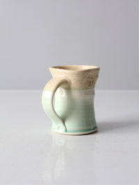 vintage studio pottery mug