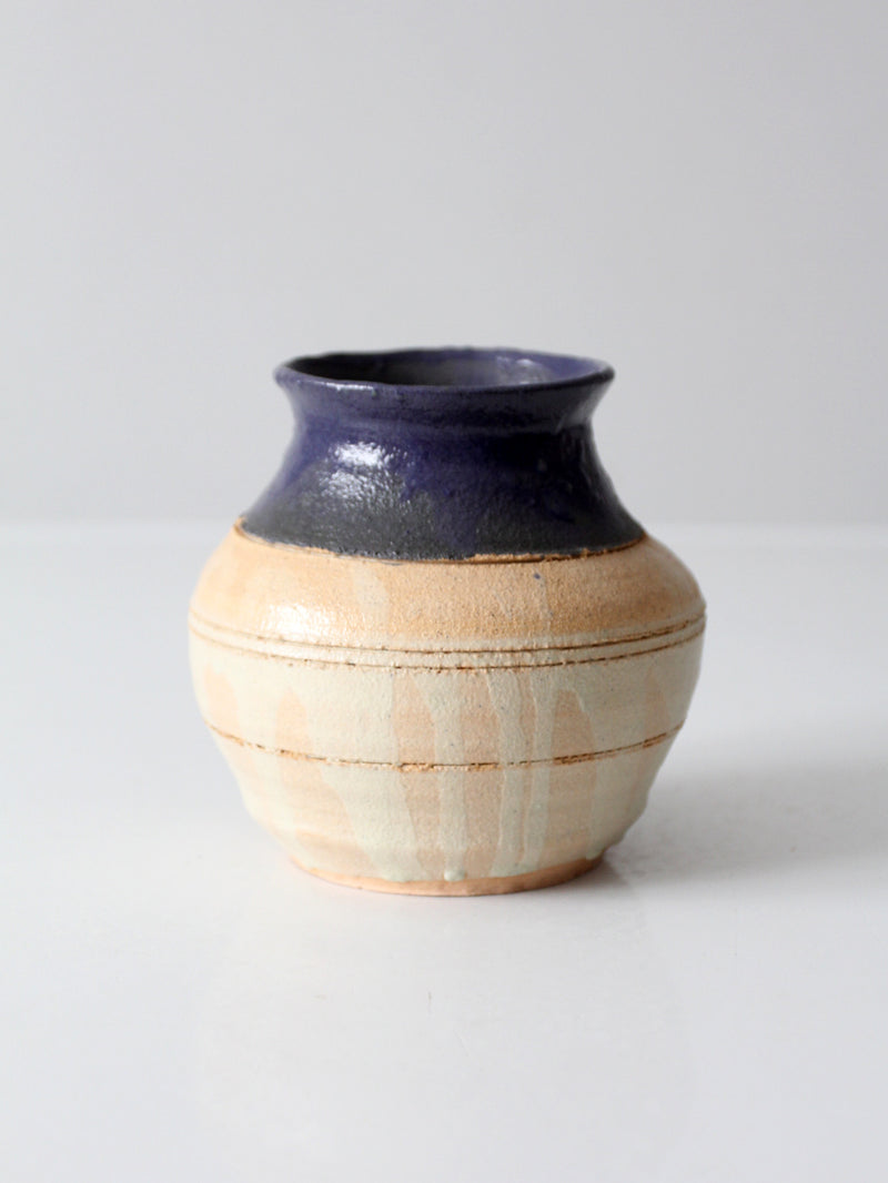 vintage studio pottery vase