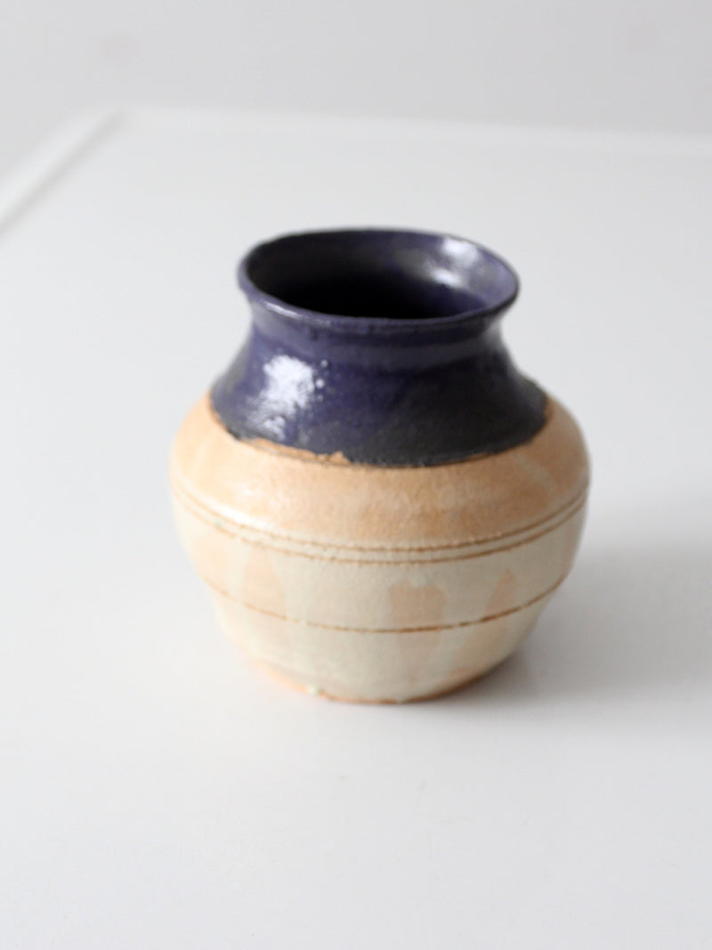 vintage studio pottery vase