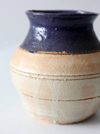 vintage studio pottery vase