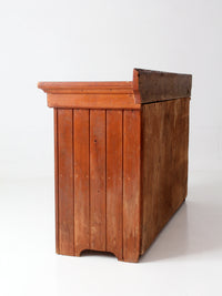 antique primitive wood dry sink