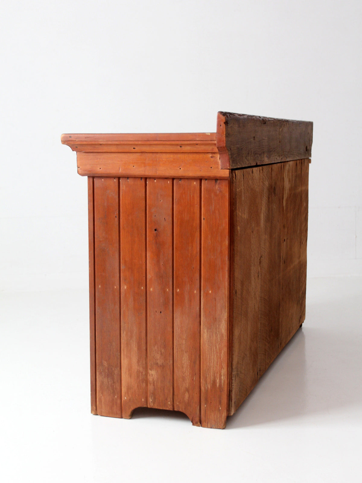 antique primitive wood dry sink