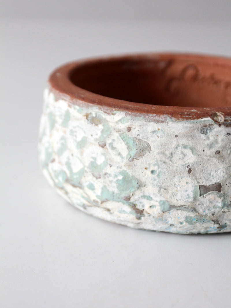 vintage studio pottery planter