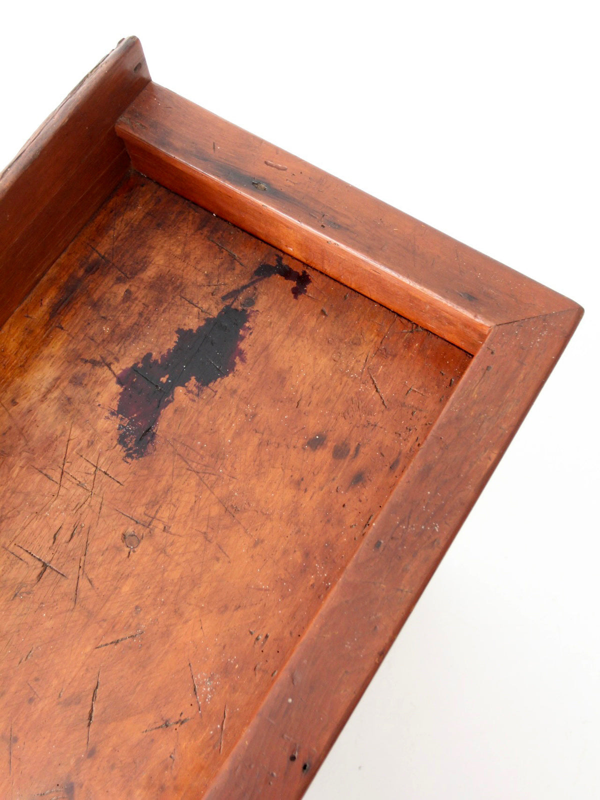 antique primitive wood dry sink
