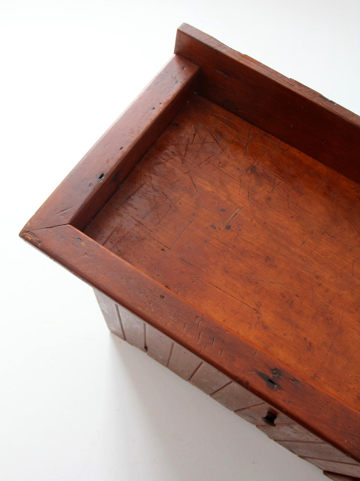 antique primitive wood dry sink