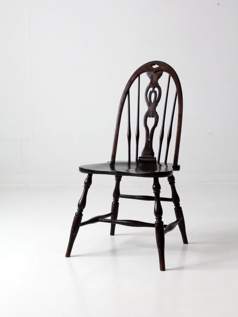 vintage Windsor splat back chair