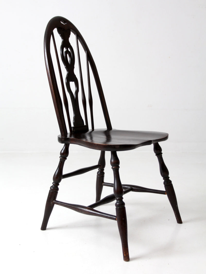 vintage Windsor splat back chair